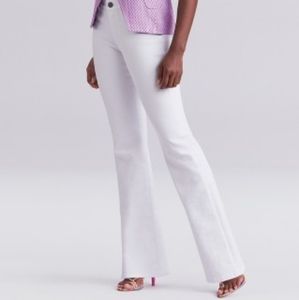 Cabi White Trouser Jeans